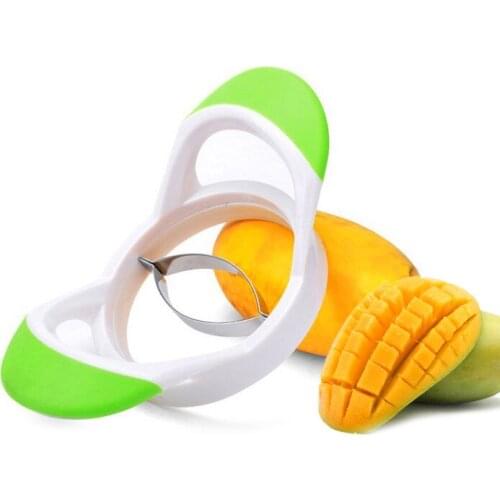 50Pcs/Lot New Mango Pear Pitter Stoner Corer Cutter Fruit Chopper Splitter Kitchen Tool