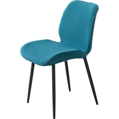 Curved Chair Cover Dining Table Stool Cover Universal Household stool Slip-cover Modern 4Seasons Computer Kitchen Funda de silla