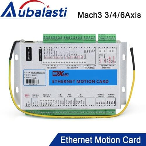 XHC Ethernet Mach3 Breakout Board 3 4 6 Axis USB Motion Control Card 2000KHz Support Windows7 10 for CNC Enrgaver Lathe Machine