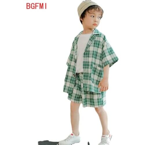 Teenager Childrens Clothing Sets Xxx Boys Girls Clothes Short Sleeve Shirt+shorts Kids 2Pcs Suit Cotton 2021 Summer Baby Outfit