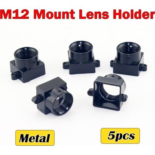5PCS/Lot Full Metal M12 Mount Lens Holder For M12 MTV Lens Support 20mm Hole Distance PCB Board Module or CCTV Camera