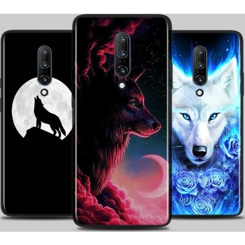 Moon Wolf Howl For OnePlus Nord N10 N100 8T 7T 6T 5T 8 7 6 Pro Plus 5G Phone Case Cover Shell Coque