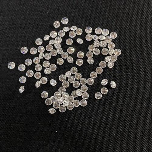 Mosangnai Super White D Color VVS 0.75-3MM Round Small Moissanite Diamonds For Iced Out Jewelry