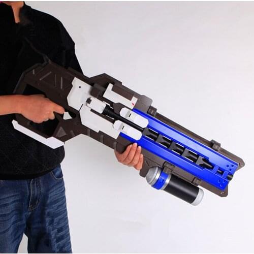 [New] Large size simulation OW Game Hero Soldier 76 Prop gun D.va Custom Prop Pulse gun Weapon cosplay Toy collection model gift