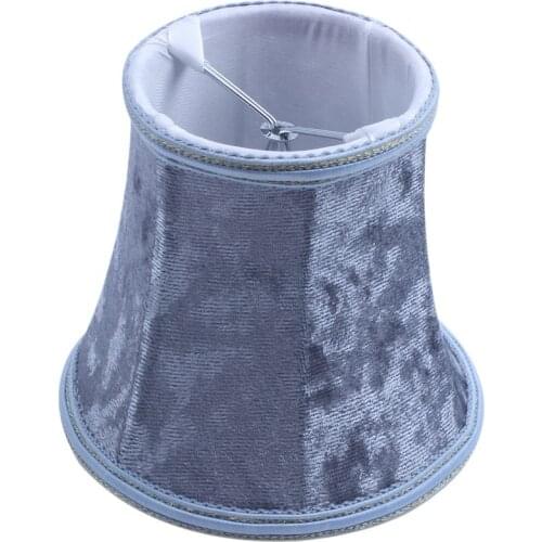 Fabric Clip On Lamp Shade, E14 Handmade Lampshade For Modern European Style Wall Sconce Lamp, Crystal Lamp, Candle Lamp, Table L