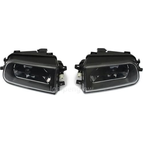 Car Front Lower Bumper Fog Lights for BMW E39 5-Series 1995-2000 Black Fog Light Housing for BMW Z3 1995-2002