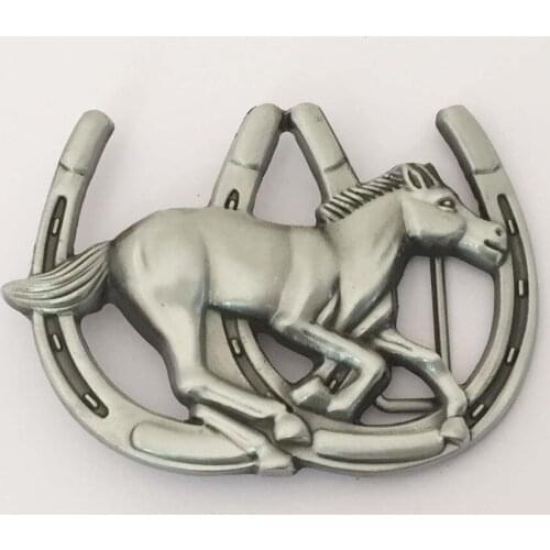 Western House Belt Buckle