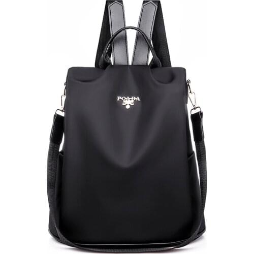 Ladies Oxford Backpack New 2021 Korean Fashion Simple Anti-theft Travel Backpack Oxford Cloth Student Schoolbag