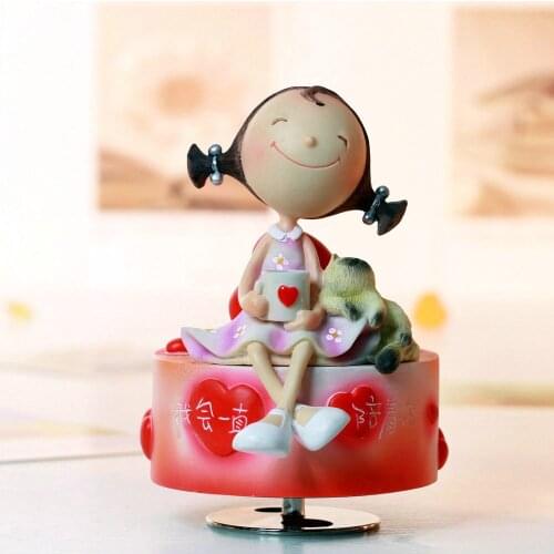 I will always be with you rotating music box birthdaygift for girlfriend creative christmas gifts