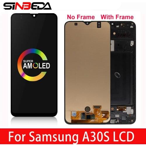 Super AMOLED 6.4" LCD For Samsung Galaxy A30S A307 A307F LCD Display Touch Screen Digitizer Assembly For Samsung A30S Display