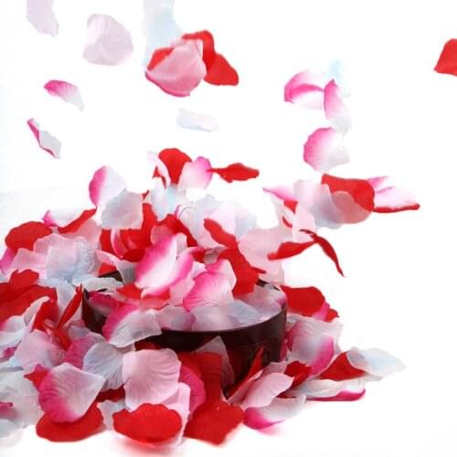 1000pcs Silk Leaves Rose Petals Party Flowers DIY Accessories Artificial Fabric Wedding Decoration