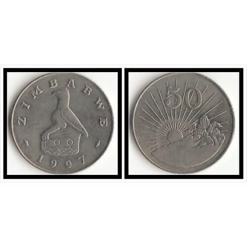 Zimbabwe20 Cents Coins Africa Original Coin Collectible Edition Real Rare Commemorative