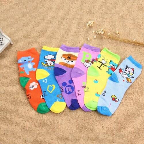 20 pieces=10 pairs 1-12 year children socks spring&autumn cotton baby girls socks with boys socks cartoon kids Sport Socks