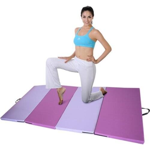 Yoga Four-layer Non-slip Mat Exercise Pad Sports Fitness Mat 4MM Thick Comfort Foam Yoga Mat 240cmx120cmx5cm HWC