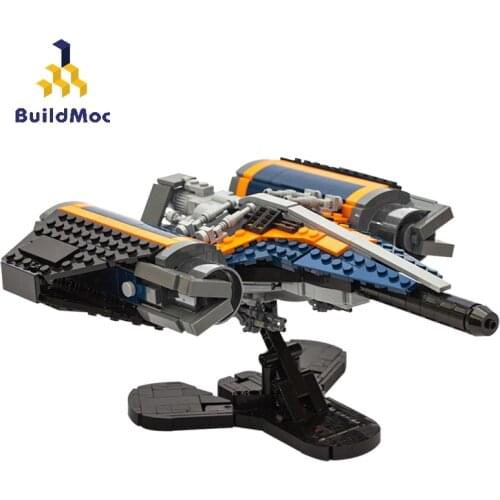 Buildmoc Game Battleship MOC-56187 Destiny Arcadia class jumpship Technical Spaceship Building Blocks Collect Toys Children Gift