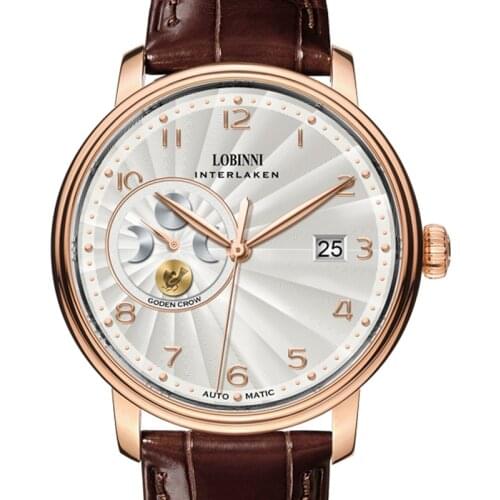 New LOBINNI Switzerland Top Luxury Brand Watches Men Sapphire Japan MIYOTA Automatic Mechanical Movement Mens Clock L12030