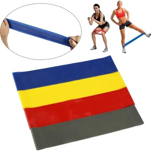 Yoga Weerstand Elastiekjes Indoor Outdoor Fitness Apparatuur 0.45mm-0.9mm Pilates Sport Training Workout Elastiekjes #ED