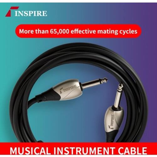 High quality 6.35mm to 6.35mm 3meter Noise Shielded long life Guitar Cable for Guitar bass link to Amplifier Professional level