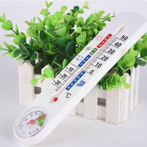 Indoor Thermohygrometer Wall Temperature Humidity Gauge Househhold Office For Bedroom Kitchen Thermohygrometer J7Y4