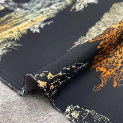 Fashionable Silk Fabrics High-end 18mmi Stretch Crepe De Chine Celebrities Same Luxury Clothing Customized Dress Shirt Fabric