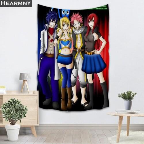 Fairy Tail Wall Hanging Tapestry Sheets Home Decorative Tapestries Beach Towel Yoga Mat Blanket Table Cloth Wall Tapestry