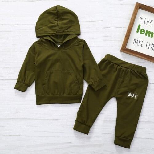 6M-3Y Baby Clothing Set 2 Pcs Boys Girls Spring Autumn Casual Outfits Fashion Costume Infant Children Toddler Kids Suit