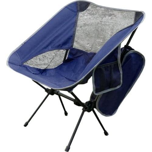 Portable Camping Chair Lightweight Folding Backpacking Chairs Compact Heavy Duty for Camp Hiking Beach Picnic with Carry Bag