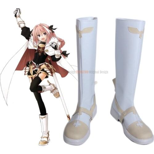 Astolfo Boots Cosplay Fate Grand Order Fate Apocrypha Astolfo Cosplay Boots Shoes Custom Made