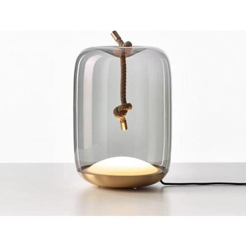 Modern Italy Melt Glass Table Lamps Living Room Bedroom Bedside Modern Lamps Warm Led Wedding Lava Lamp Decor Lights Fixtures