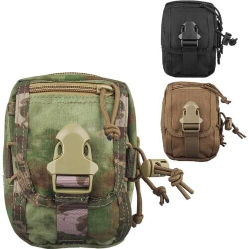 Emersongear Tactical Communication Pouch 306ML Molled Belt Waist Pack Bag Military Pack Combat Gear Training For Plate Carrier