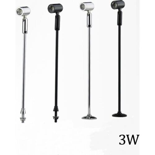 Free Shipping 3W Led Jewelry Case Lighting Adjustable To Any Angle