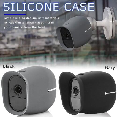 Protective Cover Skin Silicone Case UV-Resistant Wireless Camera Accessories for Arlo Pro 2 Smart CCTV HD Home Security Outdoor