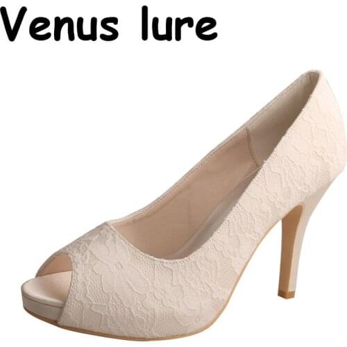 Custom Handmade Women Shoes White Platform Size 11 Peep Toe Ladies Shoes