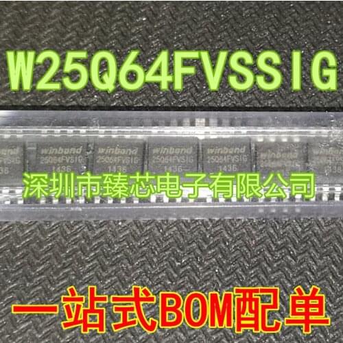 100% New&original In Stock W25Q64FVSSIG 25Q64FVSIG SOP8 FlashIC