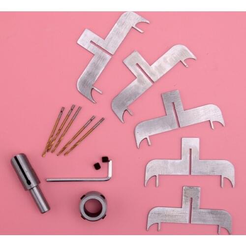 12pcs Wood Wooden Bracelet Milling Cutter Router Bit Woodworking Beads Drill Tool Making Napkin Rings Jewellery Bracelet