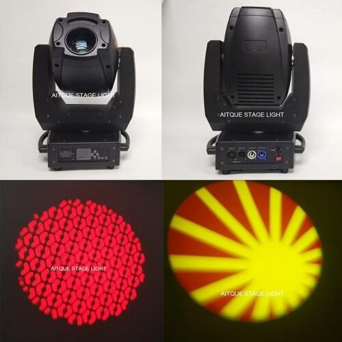 2lot Gobo projector lyre led spot led moving head 300w lyre led avec gobos dj spot moving head