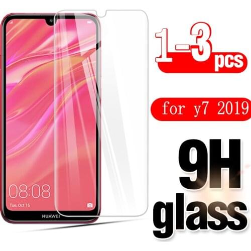 3Pcs/1pcs Tempered Glass for Huawei y7 2019 y7 pro 2019 Screen Protector for huawei y7 prime 2019 enjoy 9 Protective Glass Film