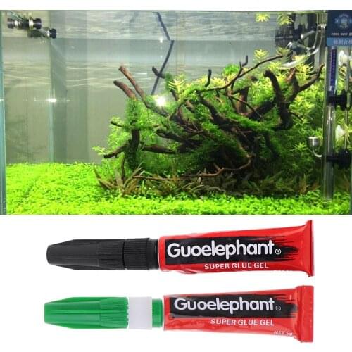 Aquarium Moss Plants Glue For Aquatic Fish Tank Marine Tank Coral Reef Ornaments DIY Adhesive Glue