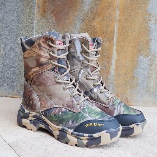 Winter Boots Men Military Waterproof Lace Up Combat Mens Work Shoes Man Army Tactical Ankle Snow Boot