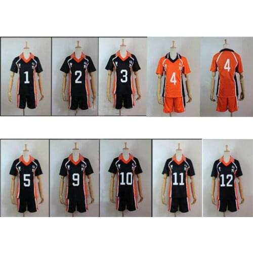 Haikyuu Cosplay Costume Karasuno High School Volleyball Club Hinata Shyouyou Sportswear basketball Uniform