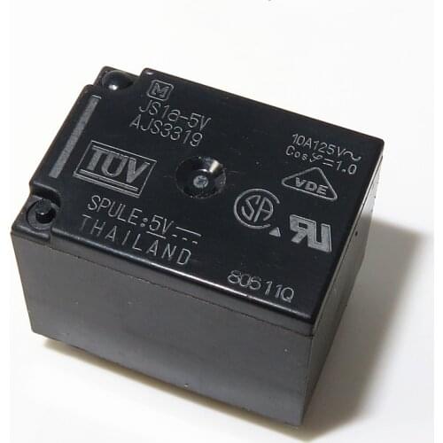 JS1a-5V AJS3319 4Pin 10A 125V New original relay