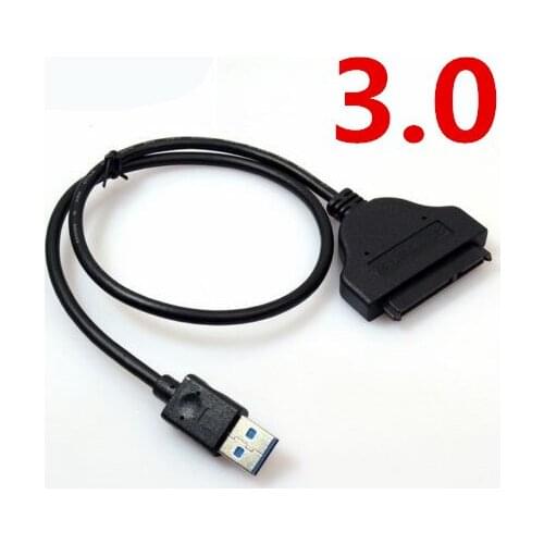 USB 3.0 to 2.5" inch SATA 22 Pin HDD SSD Hard Drive Disk Power Adapter Cable