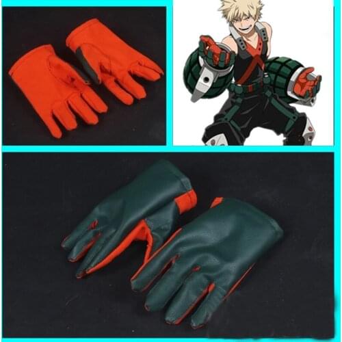 My Hero Academia Bakugou Katsuki Cosplay Gloves Halloween Costume Accessories Props Halloween Costume Prop Gifts
