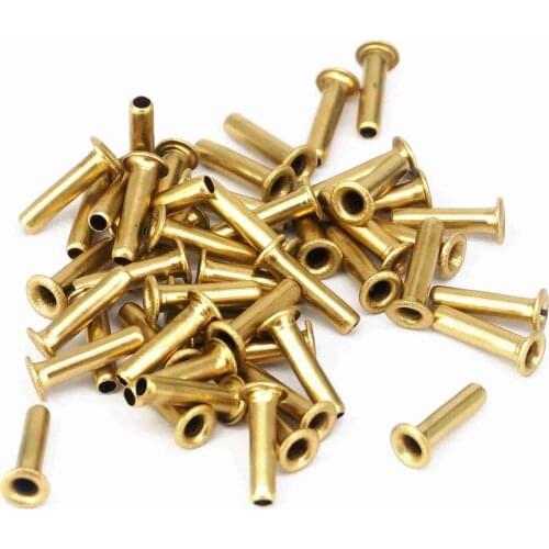 Pack of 50pcs Fit Tube I/D 2.5mm 4mm 6mm Brass Compression Insert Compression Hose Fitting
