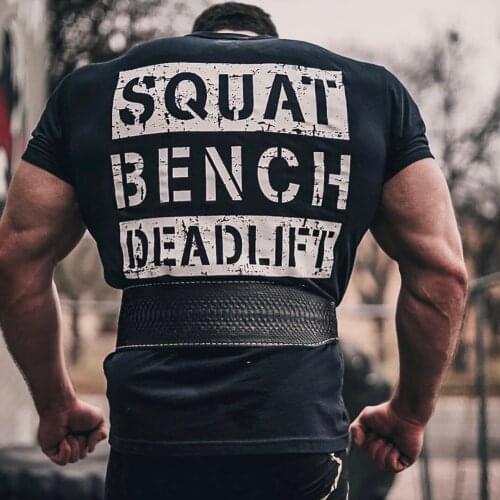 2021 Muscle doctor new sports fitness short sleeve summer gym training short sleeve mens outdoor running fitness clothes