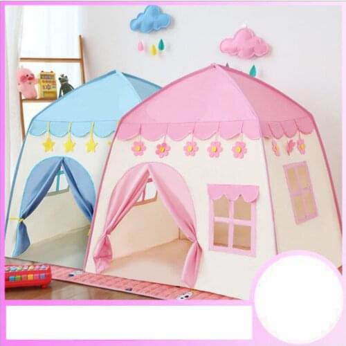 Outdoor tent childrens tent baby game house Portable Childrens Tent Folding Kids Tents Play House Large Girls Pink Princess Ca