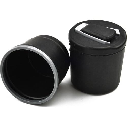 2020 New Fashion 1pc 9*9.5cm For Car Ashtray With LED Lamp Multi-Functional Ashtray Storage Jar For Bmw F30 Ashtray Steel+Plas