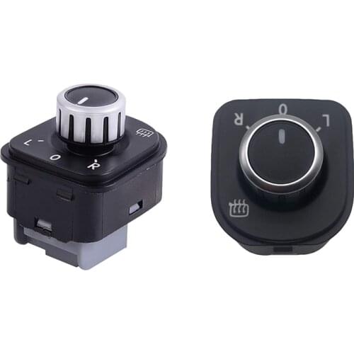 Car Side Mirror Adjustment Switch Heat Control for Golf Jetta - MK5 MK6 Car Accessories