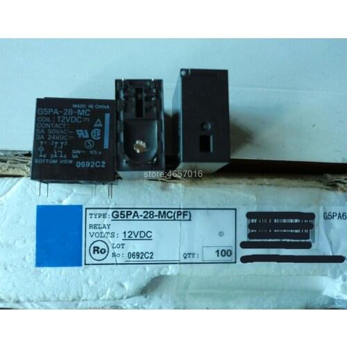5pcs/lot Relay G5PA-28-MC 24VDC 42F-2A-24V 5A double contact