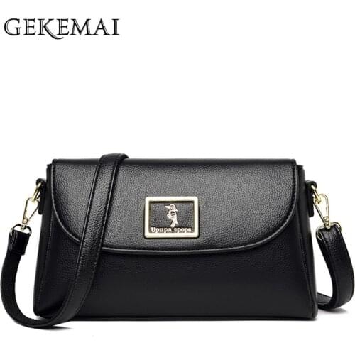 Luxury Designer Letter Design Ladies Shoulder Bag 2021 New Solid Color Womens Bag High Quality PU Leather Women Messenger Bags